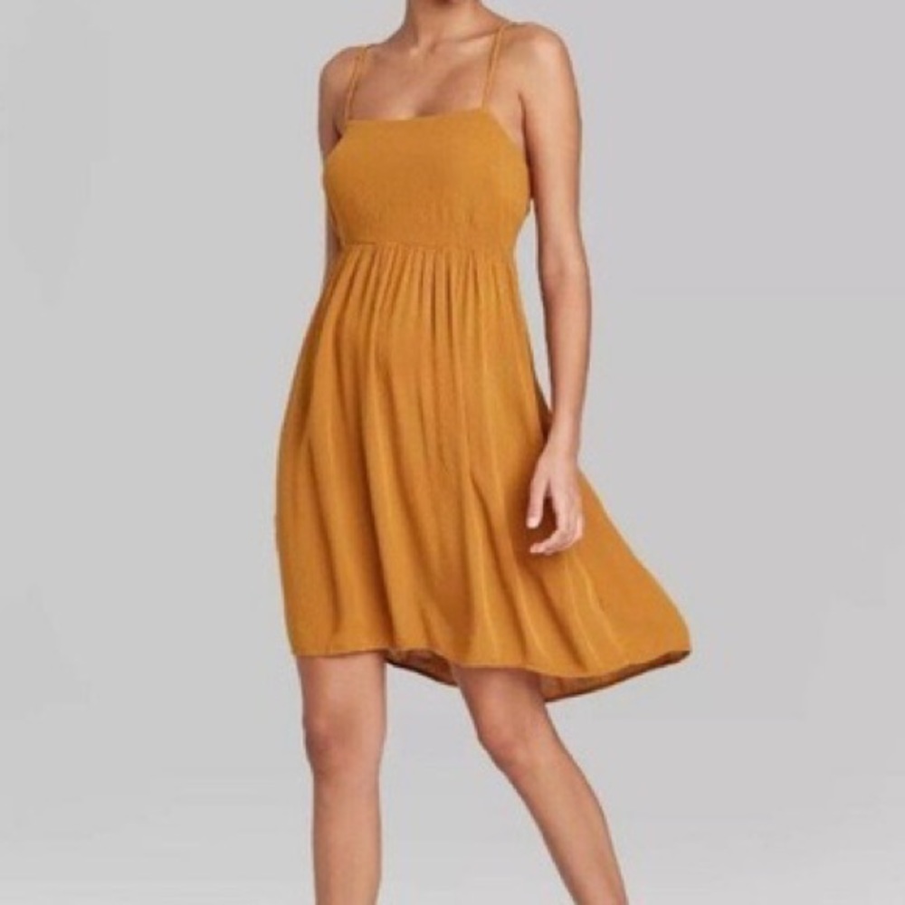 Wild Fable Open Back Babydoll Dress